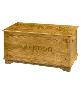 109-B Shaker Toy Box with Name and Border