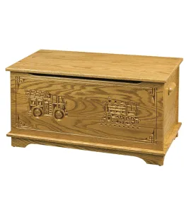 Shaker Toy Box with Truck and Train