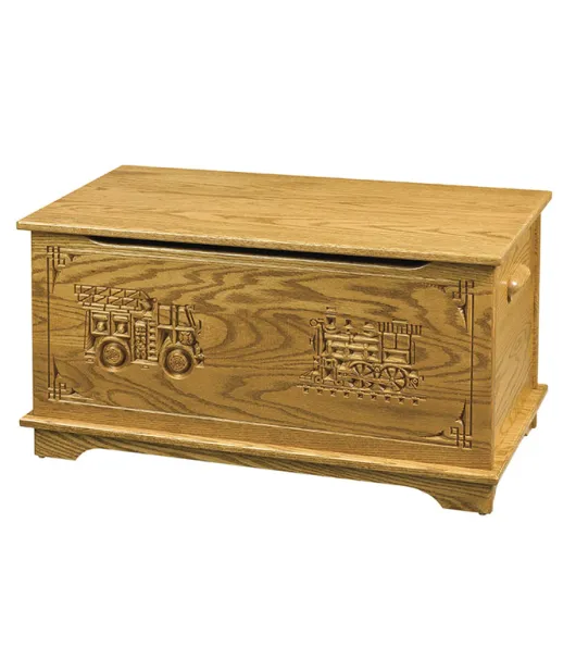 Shaker Toy Box with Truck and Train