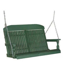 4' Classic Highback Poly Vinyl Swing