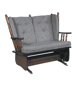 4 Post High Back Love Seat
