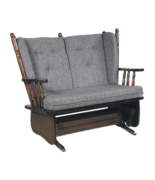 4 Post High Back Love Seat