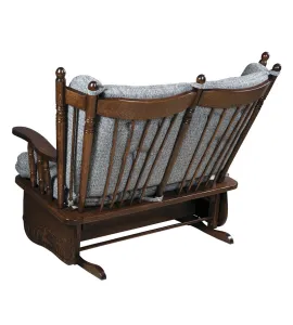 4 Post High Back Love Seat