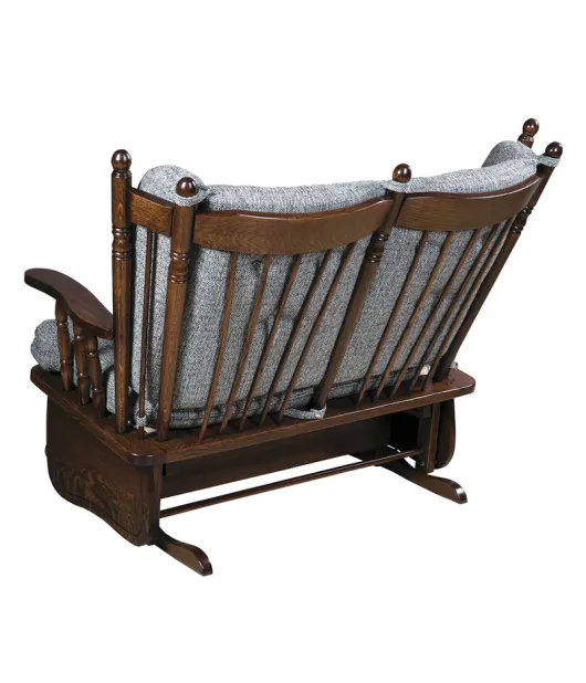 4 Post High Back Love Seat