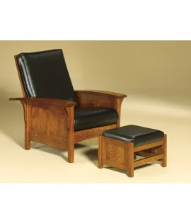 Bow Arm Panel Morris Chair