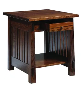 4575 Country Mission End Table with Drawer
