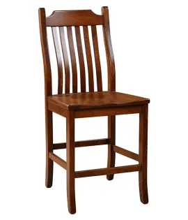 WW 46C Mission Slat Bar Stool