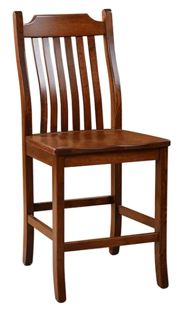 WW 46C Mission Slat Bar Stool