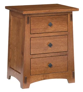 5600 Olde Shaker 3 Drawer Nightstand