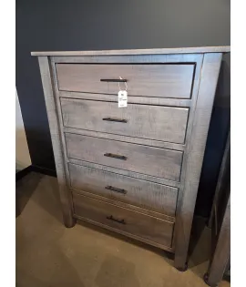 5 Dresser Drawer - Curly Maple, Antique Slate - QUICK SHIP