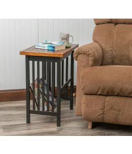 6006 Mission Plank Top Magazine Rack