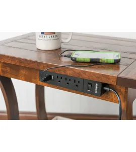Santa Fe Plank Top Chair Side Table