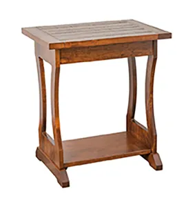 Santa Fe Plank Top Chair Side Table