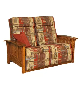 Mission 85 Wallhugger Love Seat Recliner
