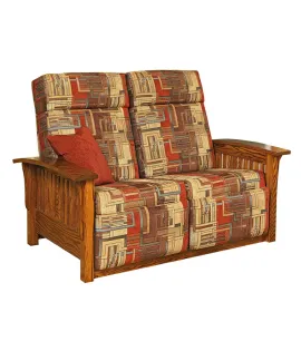 Mission 85 Wallhugger Love Seat Recliner