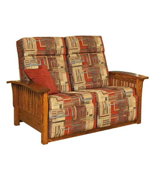 Mission 85 Wallhugger Love Seat Recliner