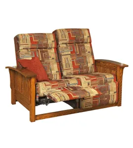 Mission 85 Wallhugger Love Seat Recliner