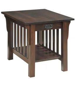 Mission 85 End Table with Drawer