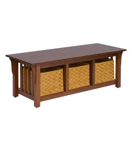 Mission 85 Three Basket Bench
