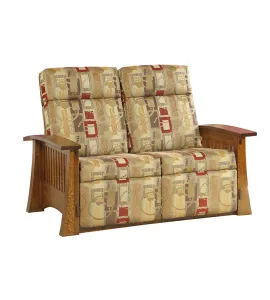 Craftsman Mission 88 Wallhugger Love Seat Recliner