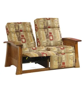 Craftsman Mission 88 Wallhugger Love Seat Recliner