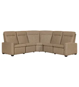 Harmony 5-Piece Sectional Wall Hugger with Reclining Ends