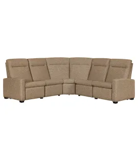 Harmony 5-Piece Sectional Wall Hugger with Reclining Ends