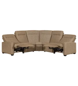 Harmony 5-Piece Sectional Wall Hugger with Reclining Ends