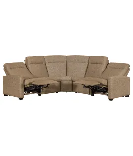 Harmony 5-Piece Sectional Wall Hugger with Reclining Ends