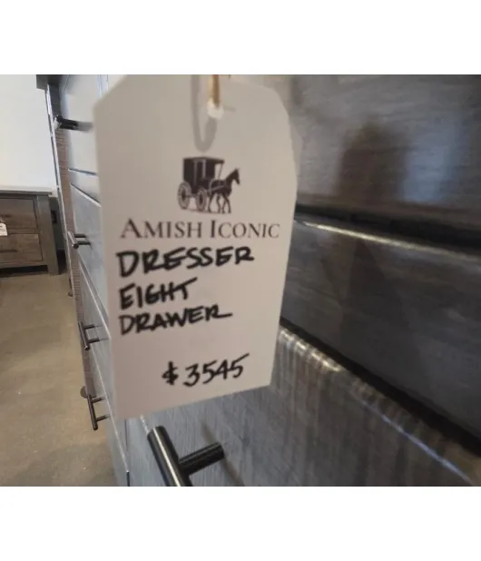 8 Dresser Drawer - Curly Maple, Antique Slate - QUICK SHIP