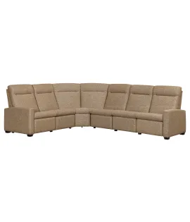 Harmony 6-Piece Sectional Wall Hugger with Reclining Ends