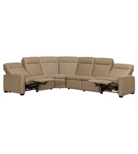 Harmony 6-Piece Sectional Wall Hugger with Reclining Ends