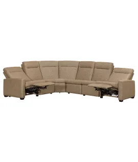 Harmony 6-Piece Sectional Wall Hugger with Reclining Ends