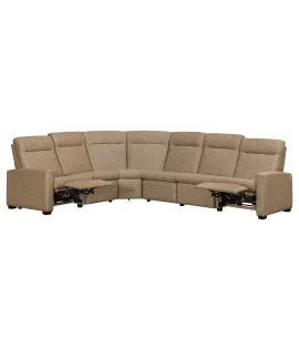 Harmony 6-Piece Sectional Wall Hugger with Reclining Ends
