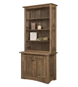 Aspen 2 Drawer Credenza with Hutch