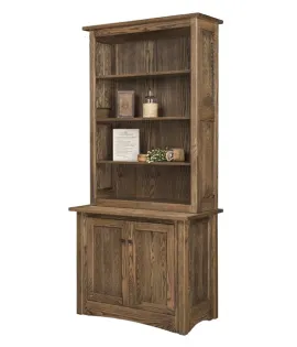 Aspen 2 Drawer Credenza with Hutch
