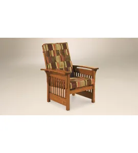 Bow Arm Slat Chair