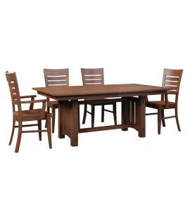 Accent Mission Trestle Dining Table
