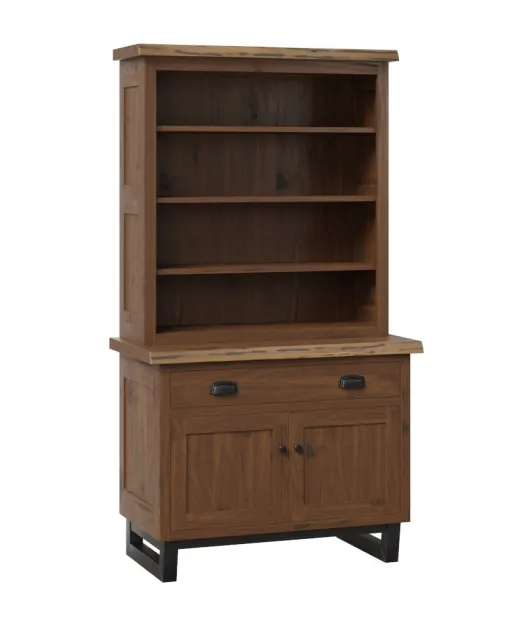 Adona 2 Door 1 Drawer Credenza with Hutch