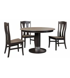 Alcoe Round Single Pedestal Dining Table