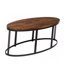 BM Malibu Oval Coffee Table