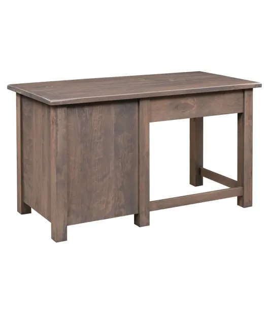 AO Barn Floor Single Pedestal Desk