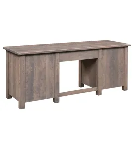 AO Barn Floor Double Pedestal Desk