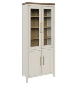 River Falls Bookcase with Glass Doors