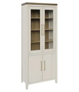 River Falls Bookcase with Glass Doors
