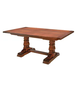 Provincial Cottage Dining Table with Breadboard Ends