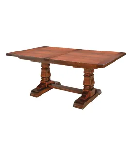 Provincial Cottage Extension Dining  Table with Breadboard Ends