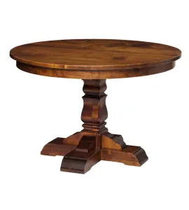 Provincial Cottage Single Pedestal Dining Table