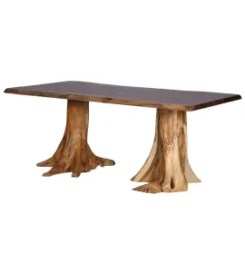 Live Edge Double Stump Table