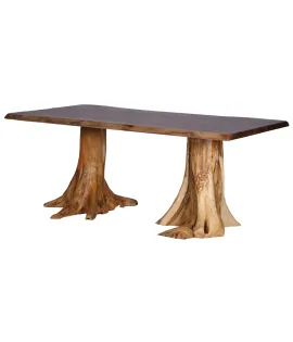 Live Edge Double Stump Table